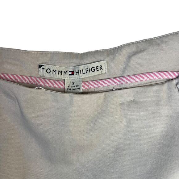 Tommy Hilfiger High Waisted Mini Skirt Tan Size 2 - Picture 2 of 5